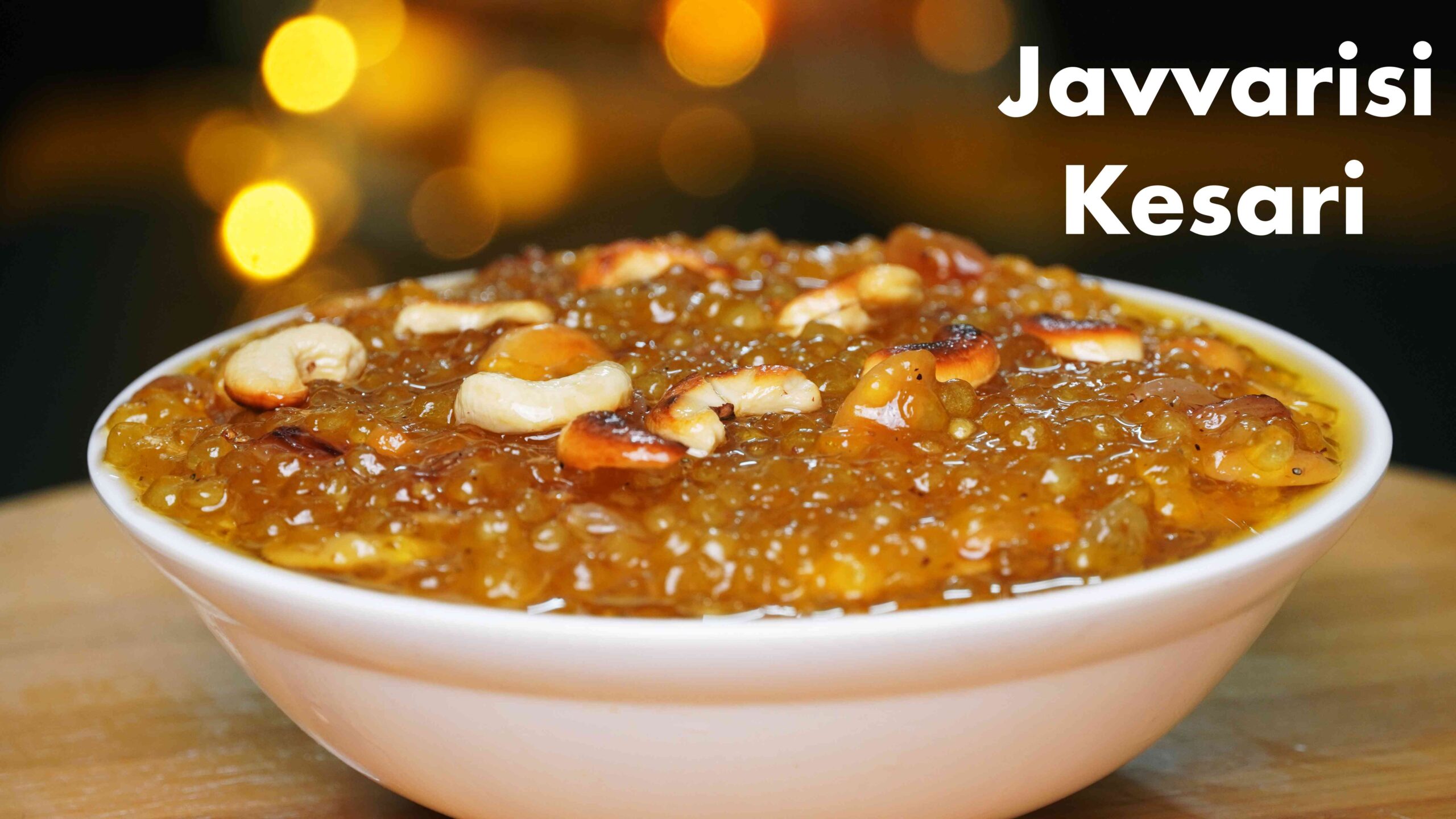 Javarisi (Sago) Kesari Chef Deena's Kitchen