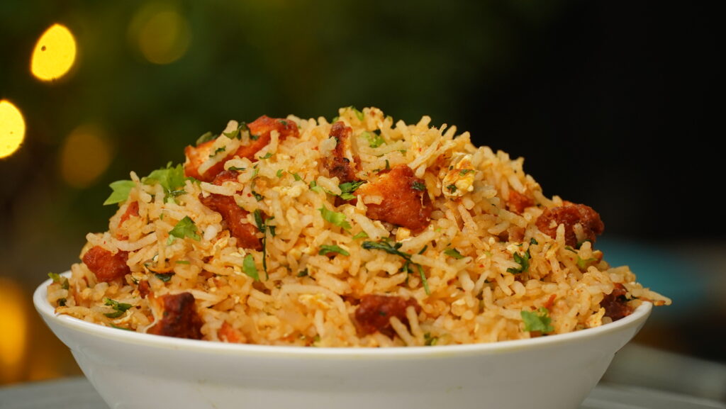 Roadside Chicken Fried Rice - Chef Deena's Kitchen